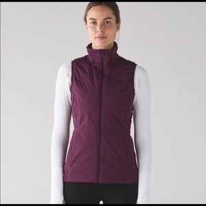 Lululemon Run For The Cold Vest Sz 4